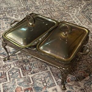 Silver Warming Dish Set